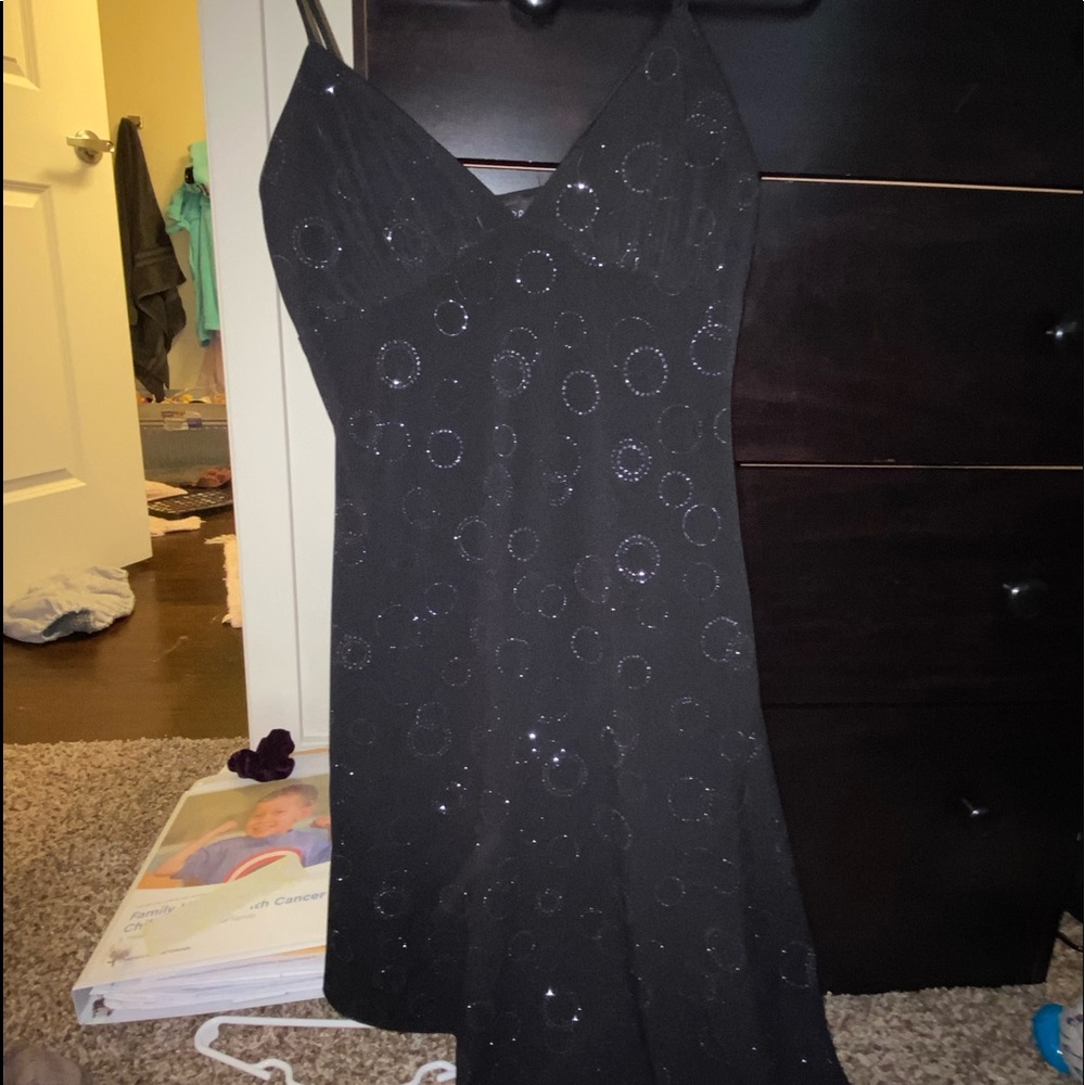 black dress